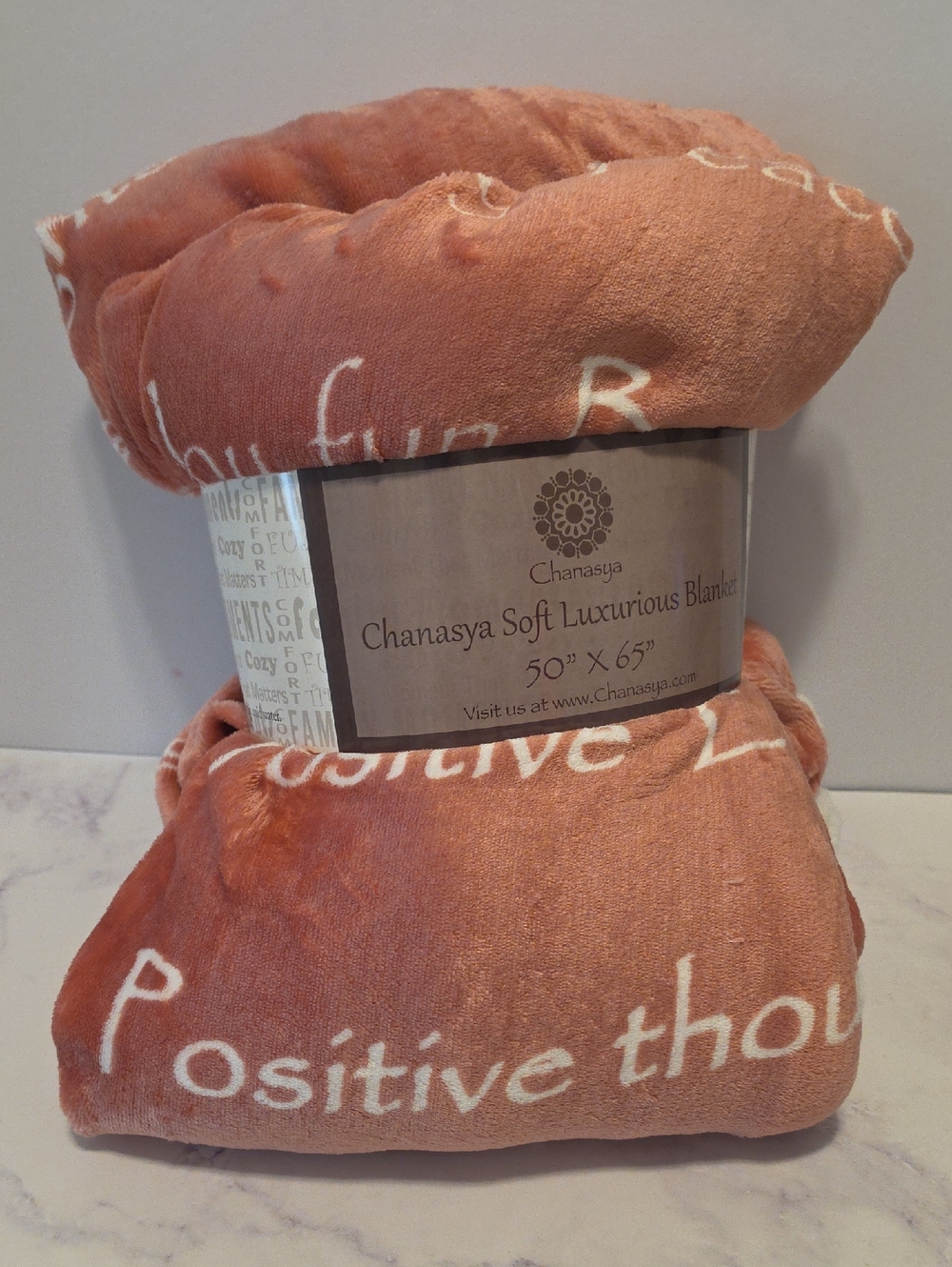 Chanasya  Favorites Cozy Pink Plush Blanket Soft Luxurious Blanket Brand New